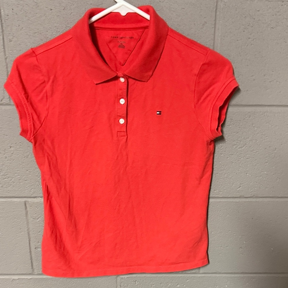 Tommy Hilfiger Kids Orange Polo Shirt